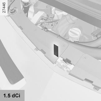 Identifikační štítky motoru A 1