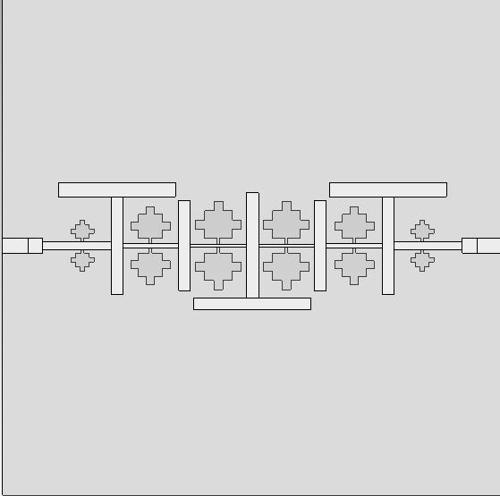 State of the art Figure 2.15 Filtenna based on the low-pass filter with reduced fractal defected ground structure (DGS) [22] 2.