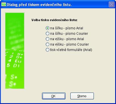 Velmi častým případem, kdy je potřeba sestavu upravit, je tisk do předtištěných formulářů (např. tisk evidenčních listů, přihlášek, odhlášek).