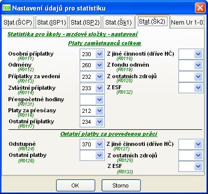 26 Nastavení údajů o firmě Školní statistika