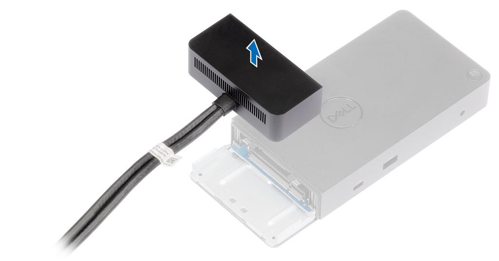 4 Zvedněte a vyjměte modul kabelu USB typu C z