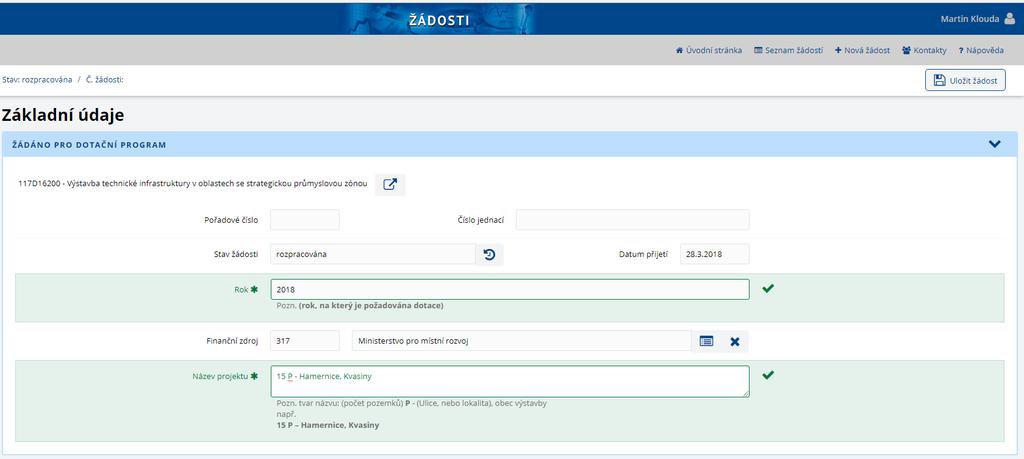 A. Základní údaje odkaz na informace o podprogramu na www.mmr.