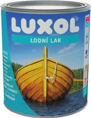 LUXOL LODNÍ LAK LUXOL INTERIÉROVÝ LAK AQUA LUXOL LAK S UV OCHRANOU LUXOL INTERIÉROVÝ LAK Popis: Transparentní rozpouštědlový lak k ochraně dřevěných povrchů ve vysoce vlhkém prostředí.