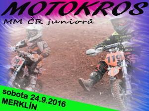 Pozvánka na MMČR v motokrosu juniorů do Merklína u Přeštic Přijměte pozvání na předposlední závod MMČR v motokrosu juniorů 2016, který se pojede tuto sobotu na trati v Merklíně.