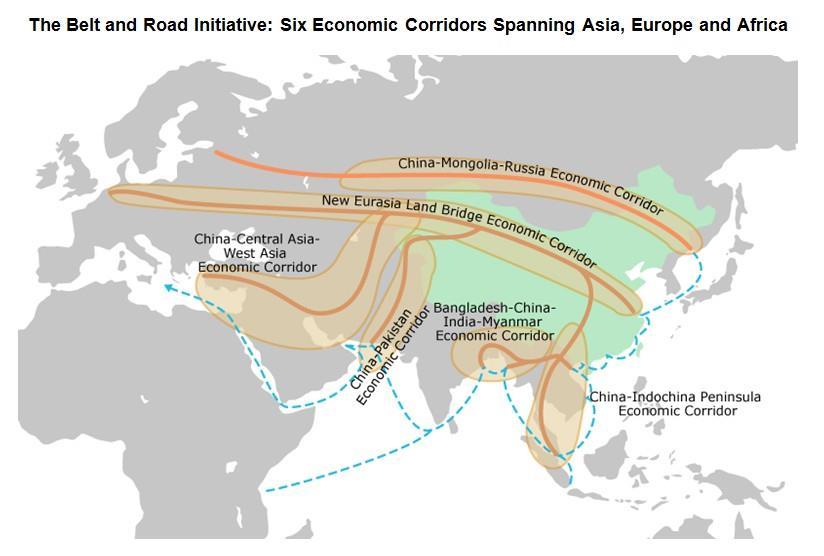 Zdroj: Seminář Iniciativa Nová hedvábná stezka (Belt&Road),