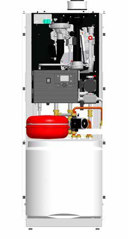 Popis výrobku SCHÉMA HYDRAULICKÉHO ZAPOJENÍ Legenda:. Výměník tepla z nerezové oceli. Řídicí jednotka SIEMENS - LMS 3. Expanzní nádoba. Čerpadlo topného okruhu 5. Třícestný ventil 6.