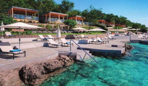 Ubytování: Victoria Premium mobilní domy Exclusive Grand jsou umístěny v části resortu zvané Orlandin, v bezprostřední blízkosti pláže (cca 30100 m).
