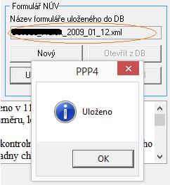 Při zavření formuláře NÚV křížkem v pravém horním rohu se Vás formulář 2x zeptá na uložení (nejprve na uložení, podruhé upozorní na ztrátu dat