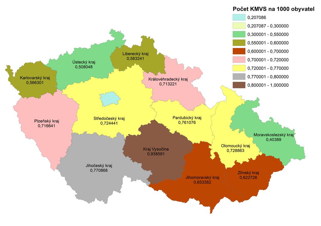CzechPOINT Mapa ČR KMVS