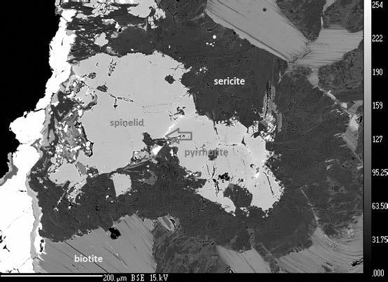 The content of ThO 2 in monazite from the enclave is similarly high (8 10 wt. %) to the content in monazite from the host rock (9 11 wt. %). There is low concentration of UO 2 (0.7 1 wt.