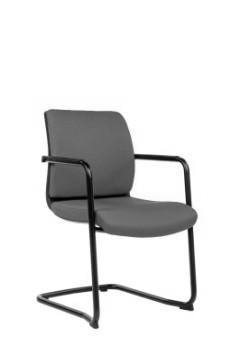 40 080 6438 moderní kancelářská židle, na sedáku a opěráku použita studená pěna vstřikovaná do formy, synchronní mechanismus s pětinásobnou aretací a nastavením síly protiváhy, PDH výškově a úhlově