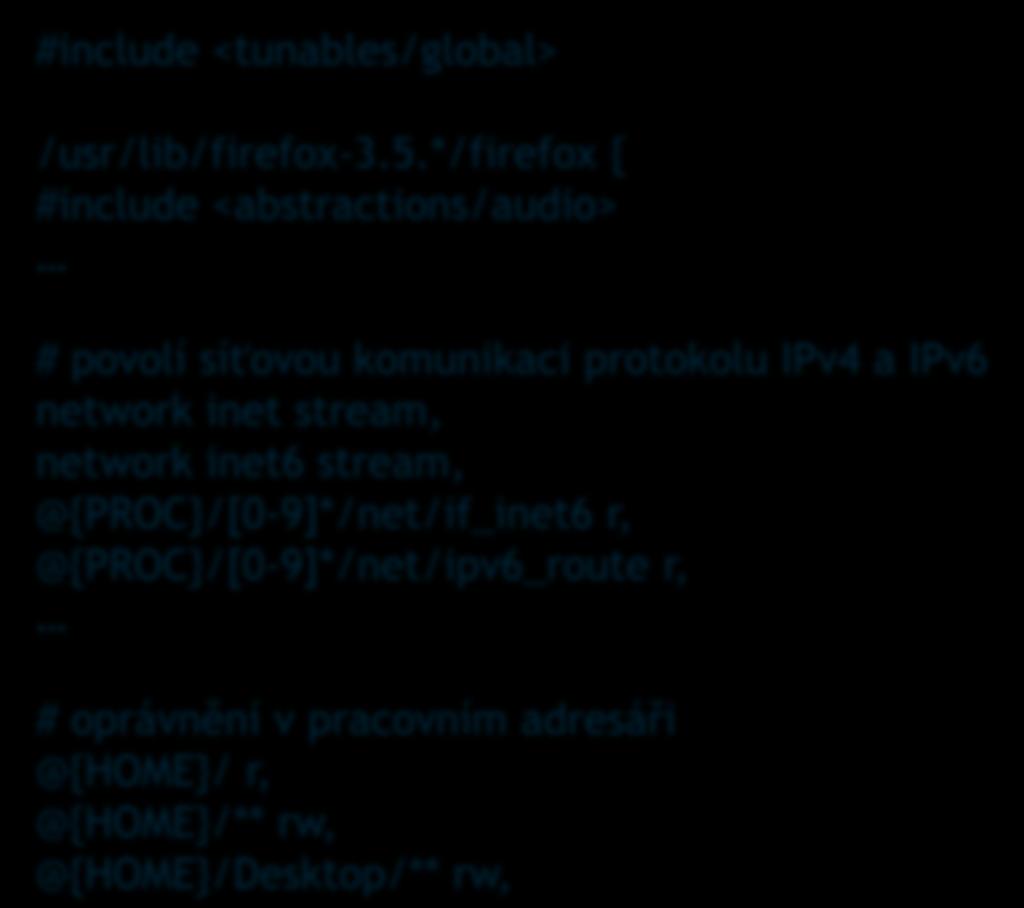 #include <tunables/global> /usr/lib/firefox-3.5.