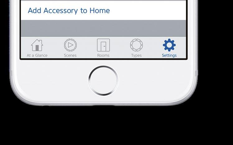 Get started Začínáme Začíname 3 Open the Elgato Eve app and tap Add Accessory. Eve will now guide you through the setup process.