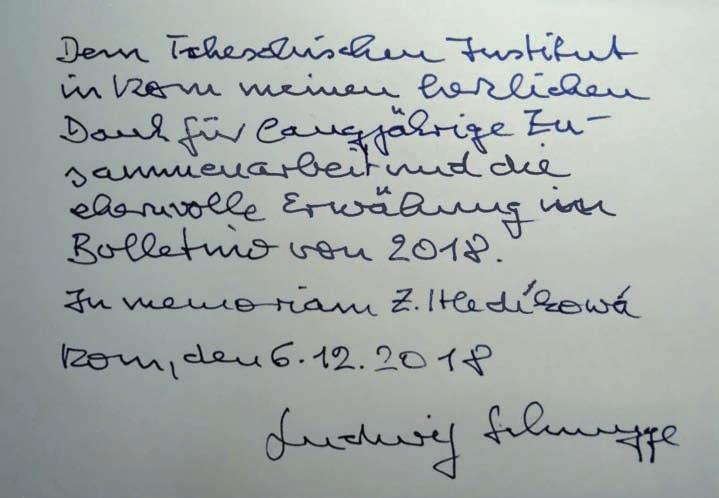 Jan Němeček při přednášce o dějinách diplomatických vztahů mezi Itálií a Československem ve velkém sále Nepomucena dne 12. 12. 2018.