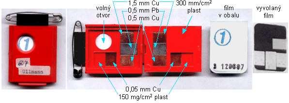 Fotografická detekce Radioaktivní záření uvolní z AgBr stříbro