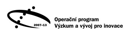 Monitorovací zpráva o realizaci projektu Operačního programu Výzkum a vývoj