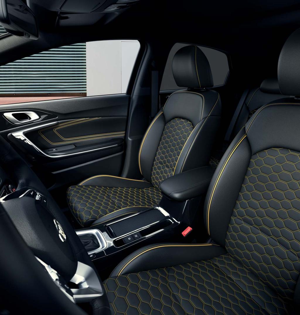 elegantní interiér nového modelu Kia XCeed stanovuje nová