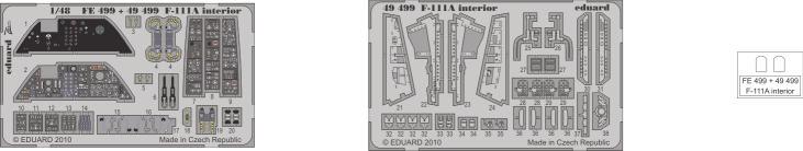 2/2 48 668 For further detail sets look for eduard 49 499 F-111A interior For further detail