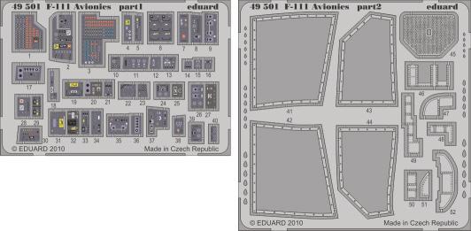 detail sets look for eduard 49 499 F-111A interior For further detail sets look for eduard 48 661 F-111A exterior For further detail sets look for eduard 48 668 F-111