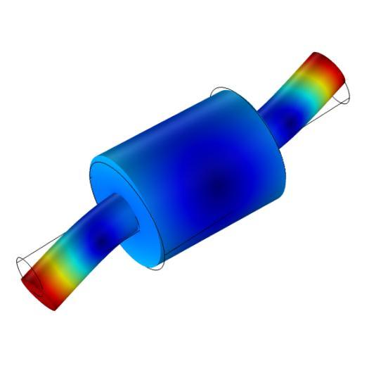 Jako příklad je uveden vliv rotorového magnetického obvodu na vlastní frekvence