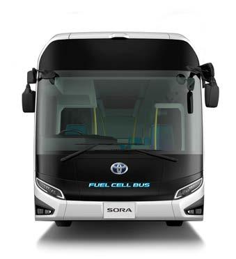 Autobus Sora je tak vybaven také vysokokapacitním systémem externího napájení, který zajišťuje vysoký výkon i kapacitu dodávané elektrické energie, a může tak být využíván jako nouzový zdroj energie