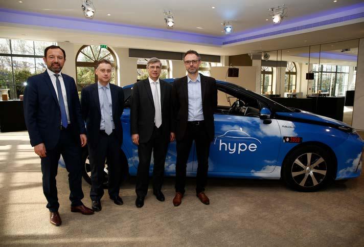 NÁKLADNÍ VOZIDLA na palivové články TAXI HysetCo je společným projektem Toyoty, Air Liquide, Idex a Société du Taxi Électrique Parisien, zaměřeným výhradně na rozvoj vodíkové mobility v
