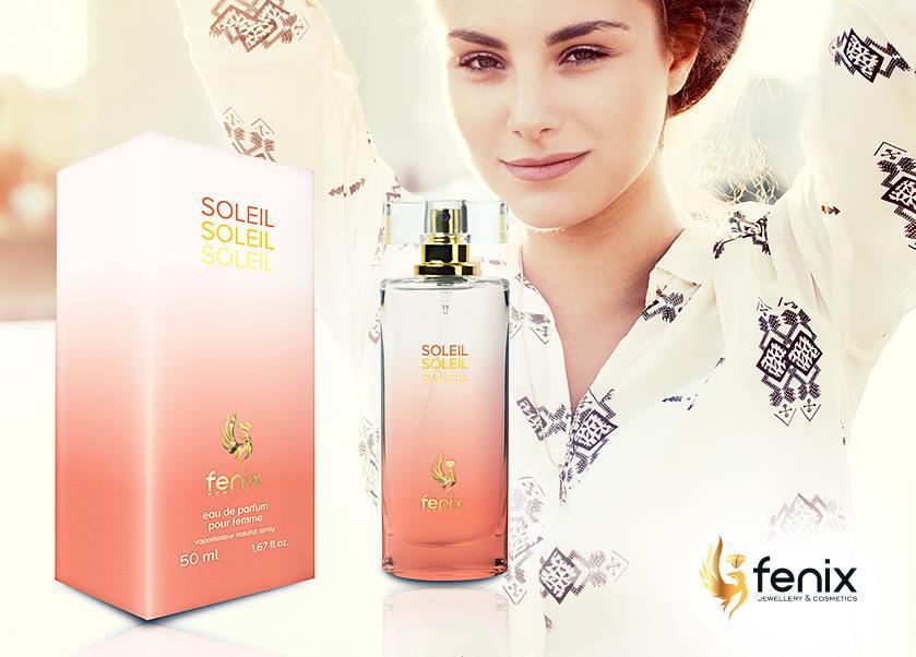 SOLEIL Eau de parfum Kód produktu: 33001 Vůně, která inspiruje k jednání! Slunná vůně Soleil. Energický pomeranč, orientální jasmín a pižmová vůně se postarají o vaši krásu každý den.