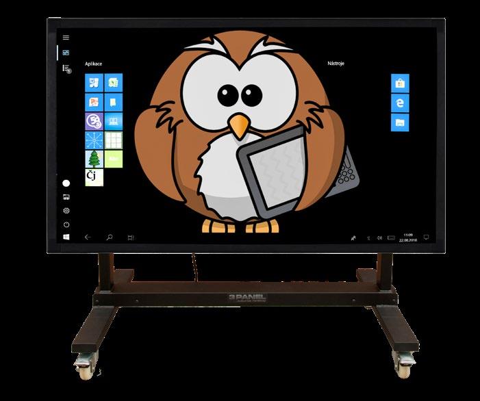 3Panel 55" 3Panel 65" Komplexní řešení pro mateřské školy, jazykové učebny a menší třídy Optimální řešení pro do každé třídy i odborné učebny Špičkový interaktivní panel Vestel IF55UG402 s dokonalými