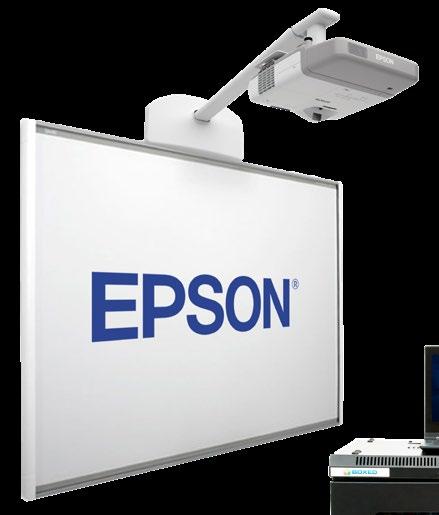 16 17 Interaktivní učebna EPSON + 10 notebooků s W10 Pro Kompletní řešení pro moderní učebnu Interaktivní projektor