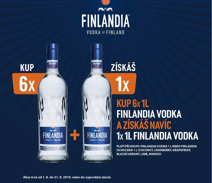 Finlandia Vodka 40% 12 x 1 l Finlandia Vodka