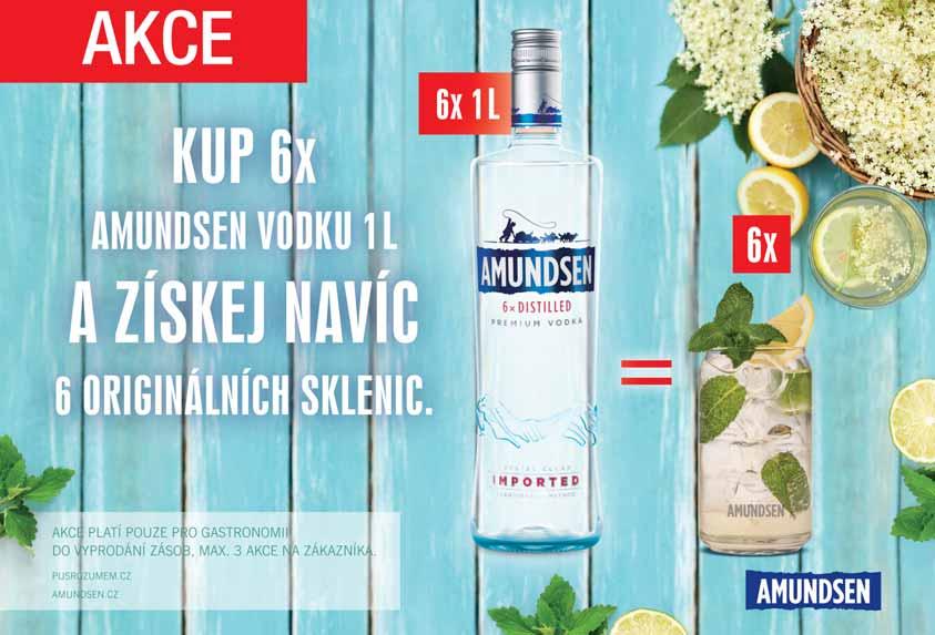 Amundsen Vodka 37,5% 6 x 1 l 224,34 Kč
