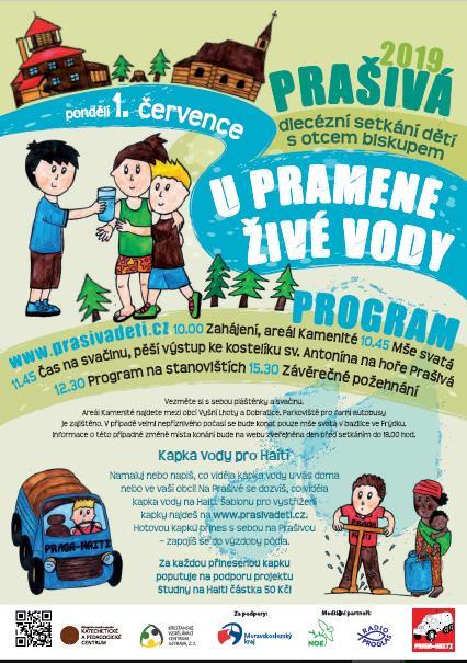 Areál Kamenité 10.00 Zahájení a úvodní program 10.45 Mše svatá 11.45 Čas na svačinu, pěší výstup ke kostelíku sv.