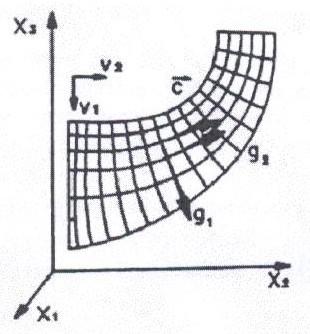 Figure 9 Orthogonal grid in impeller section [] This method will not be applied in my research work, as it also brings many restrictions and limiting assumptions, as it does not account for viscosity