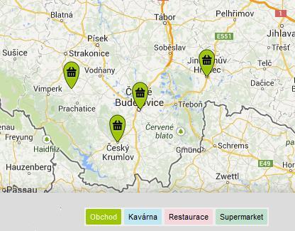 4.1.3 Prodejny s významným zastoupením fairtradových produktů Výrobky s označením fair trade je možné koupit v prodejnách s významným zastoupením fairtradových produktů, které jsou uvedeny na obrázku