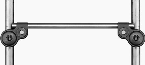 Fixační kroužky pro kompresi a distrakci - Pro tyče ø5,0 mm (X98.909) - Pro tyče ø6,0 mm (X98.910) Křížové spojky - Příčné tyče ø3,5 mm, délka 30 100 mm (X96.