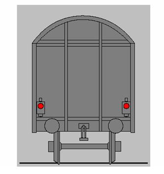 4.2.2.1.3 Konec vlaku Železniční podnik musí poskytnout potřebné prostředky označující konec vlaku. Návěst Konec vlaku musí být umístěna pouze na konci posledního vozidla vlaku.
