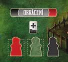 To, které cizince mohou hráči napadnout, je vyznačeno vlaječkami síly dole na pravé části herního plánu (přímo nad odpovídající kartou cizince).