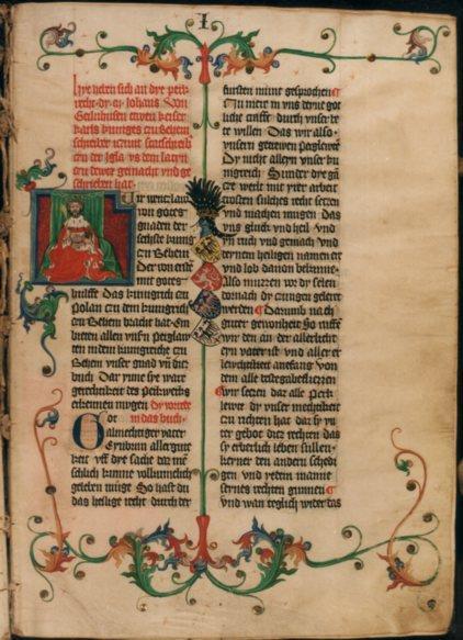 Obr. 17 Brněnská právní kniha písaře Jana (zdroj: http://www.bruenn.eu/bilder/bergregr.jpg) Založení pražské univerzity roku 1348 bylo významným momentem pro rozvoj právní vzdělanosti u nás.