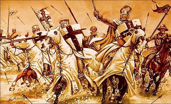 Obr. 39 Křižácké výpravy (zdroj: http://www.thegospelcoalition.org/blogs/kevindeyoung/files/2015/02/crusades.jpg) Obr. 40 Křižácké výpravy (zdroj: http://cdn.history.com/sites/2/2013/12/crusades-h.