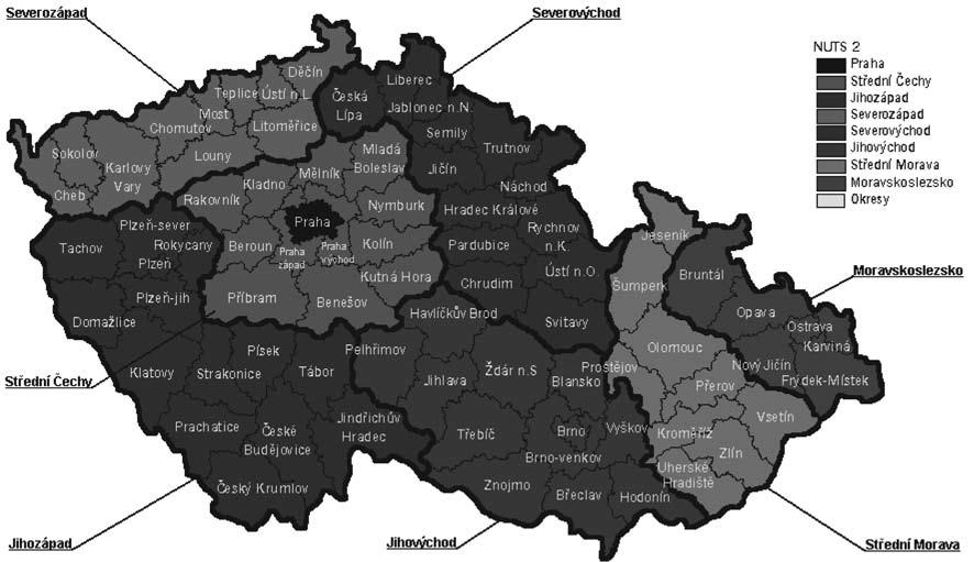 Přílohy Příloha 1 Mapa regionů NUTS 2 Adresy regionálních odborů Státního zemědělského intervenčního fondu NUTS 2 Název RO SZIF Adresa Střední Čechy Praha a Střední Čechy Slezská 7, 120 56 Praha 2