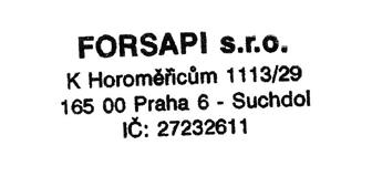 Forsapi s.r.o. ZPRÁVA Z MĚŘENÍ Hygienický monitoring v průběhu realizace projektu: Sanace areálu EXATHERM - Železný Brod březen - květen 2018 Objednatel: AVE CZ odpadové hospodářství s.r.o. sídlo: Pražská 1321/38a, 102 00 Praha 10 Zhotovitel: Forsapi s.