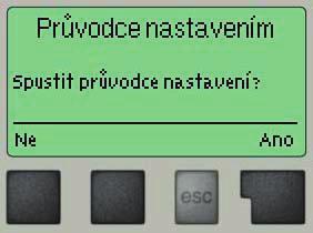 E 3 - Pomoc p i uvád ní do provozu - pr vodce nastavením P i prvním zapnutí regulátoru se na displeji zobrazí požadavek na nastavení jazyka a hodin.