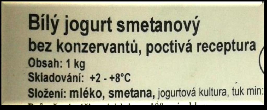 Přídatné látky - nedostatky v označení Neuvedení všech přídatných látek, které mají ve výrobku technologickou funkci Uvádění přídatných látek, které