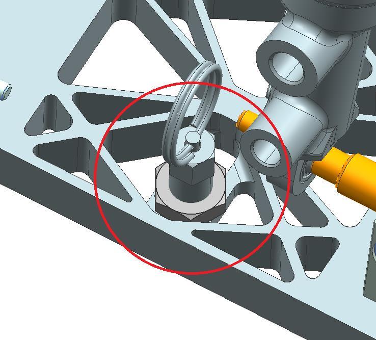 Klady Funkčnost plynového mechanismu Úspora zástavbového prostoru Umístění podpatěnek na základnu Tabulka 2 Zhodnocení varianty UWB03 Klady a zápory varianty UWB03 Zápory Složitý posuv pedálové