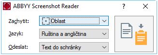 V OS Microsoft Windows klikněte na tlačítko Start a poté klikněte na ABBYY FineReader 15 > ABBYY Screenshot Reader v nabídce Start Pokud používáte Windows 10, klikněte na tlačítko a poté klikněte na