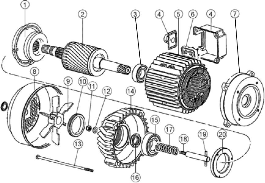 7. SOUČÁSTI ELEKTROMOTORU 7.