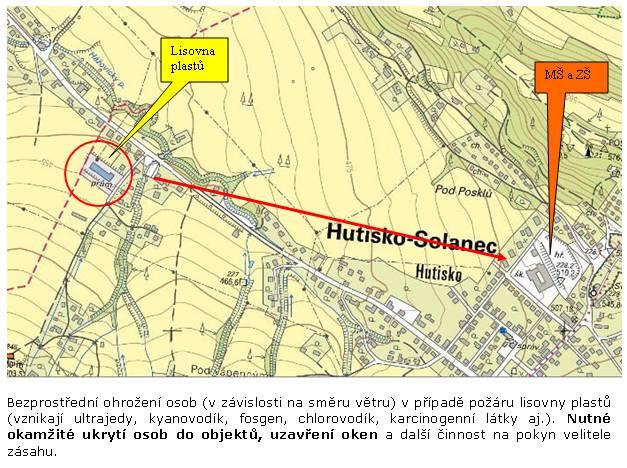 Příloha č. 2 Riziko ohrožení toxickými látkami požár lisovny plastů Chuděj s.r.o. Příloha č.