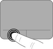 Volba položky Používejte levé a pravé tlačítko zařízení TouchPad stejně