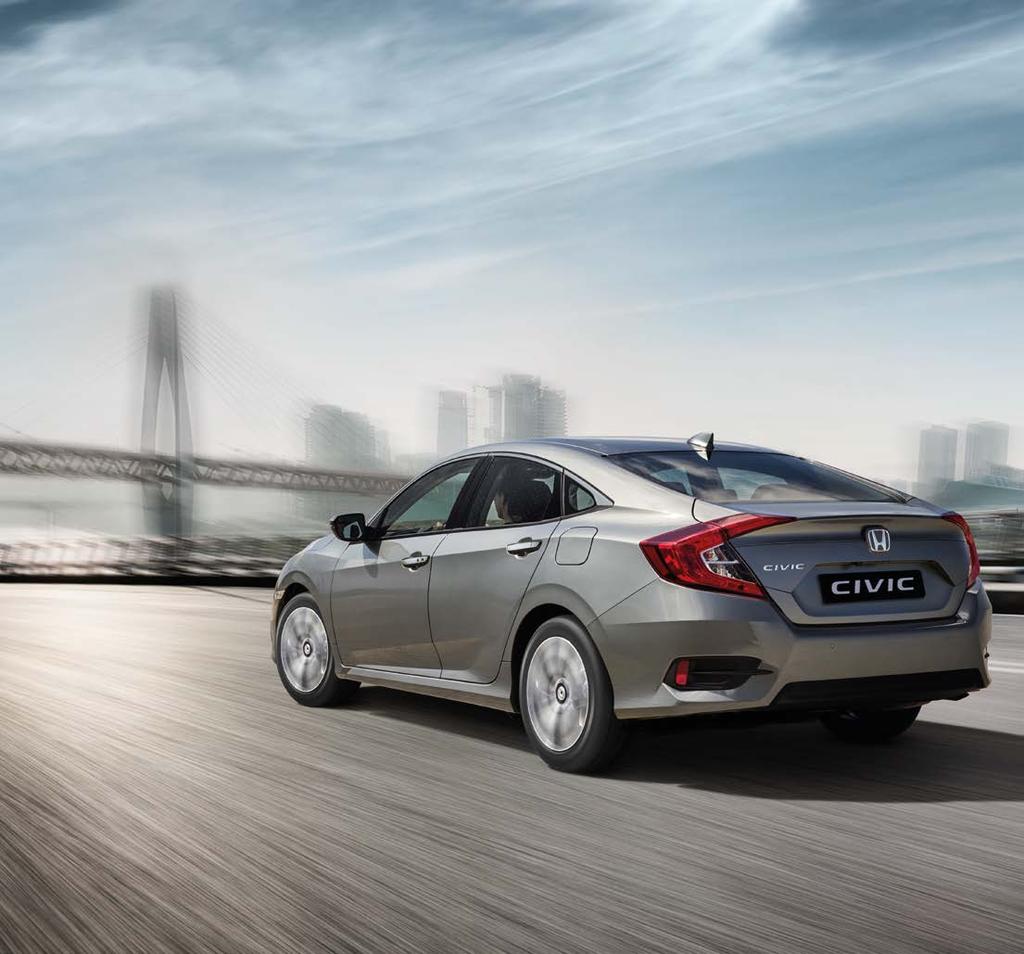 SÍLA K PODÁVÁNÍ VÝKONŮ Zkonstruovali jsme motor, který poskytuje modelu Civic hospodárnost a výkon odpovídající jeho vzhledu. Benzínový motor Civic 1.