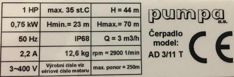 o o Spuštění: nejprve generátor, pak motor. Vypnutí: nejprve motor, pak generátor.